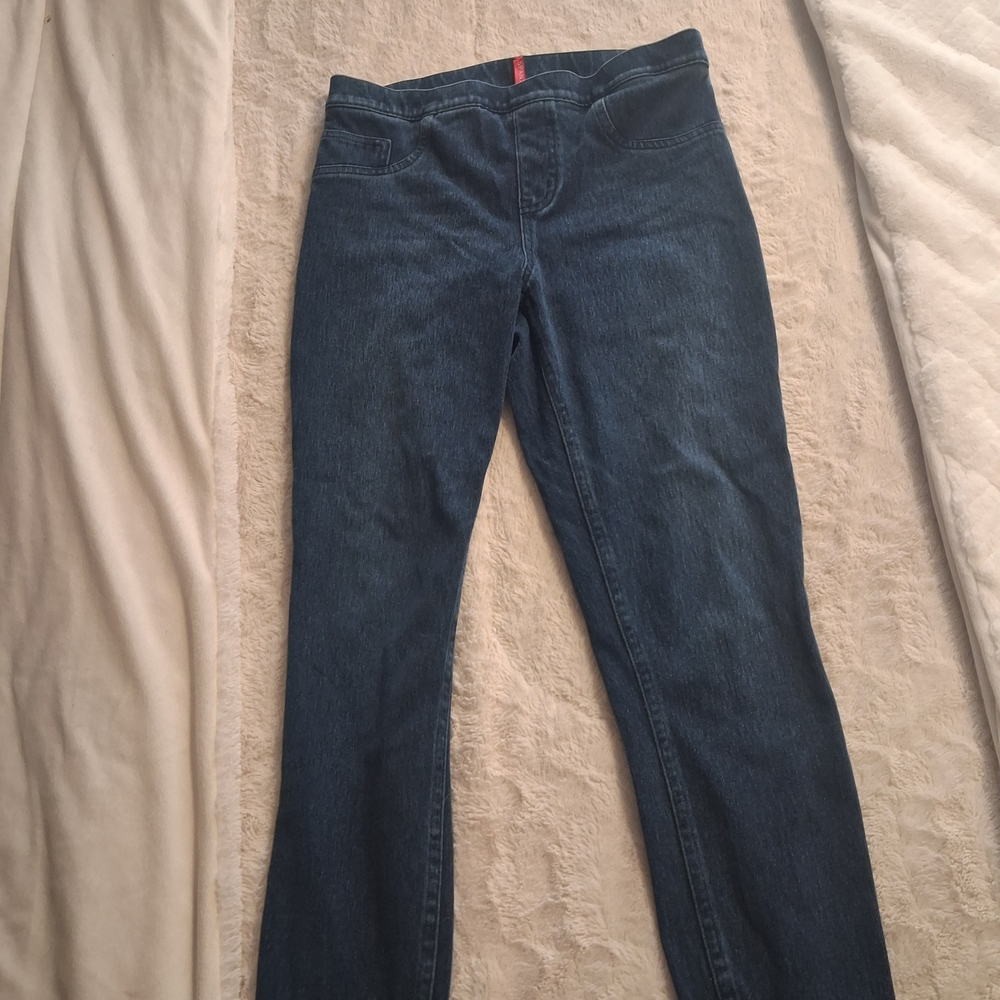 SPANX Dark Blue Ankle Jeans